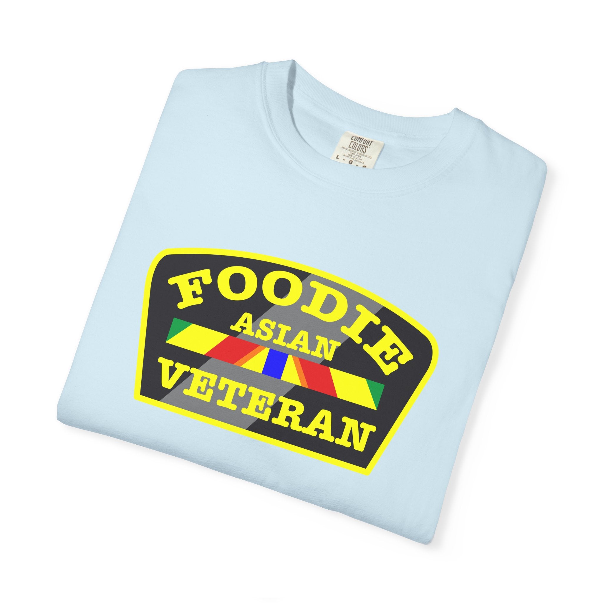 L.O.E.F Foodie Veteran ASIAN Unisex Tee Shirt (Yellow)