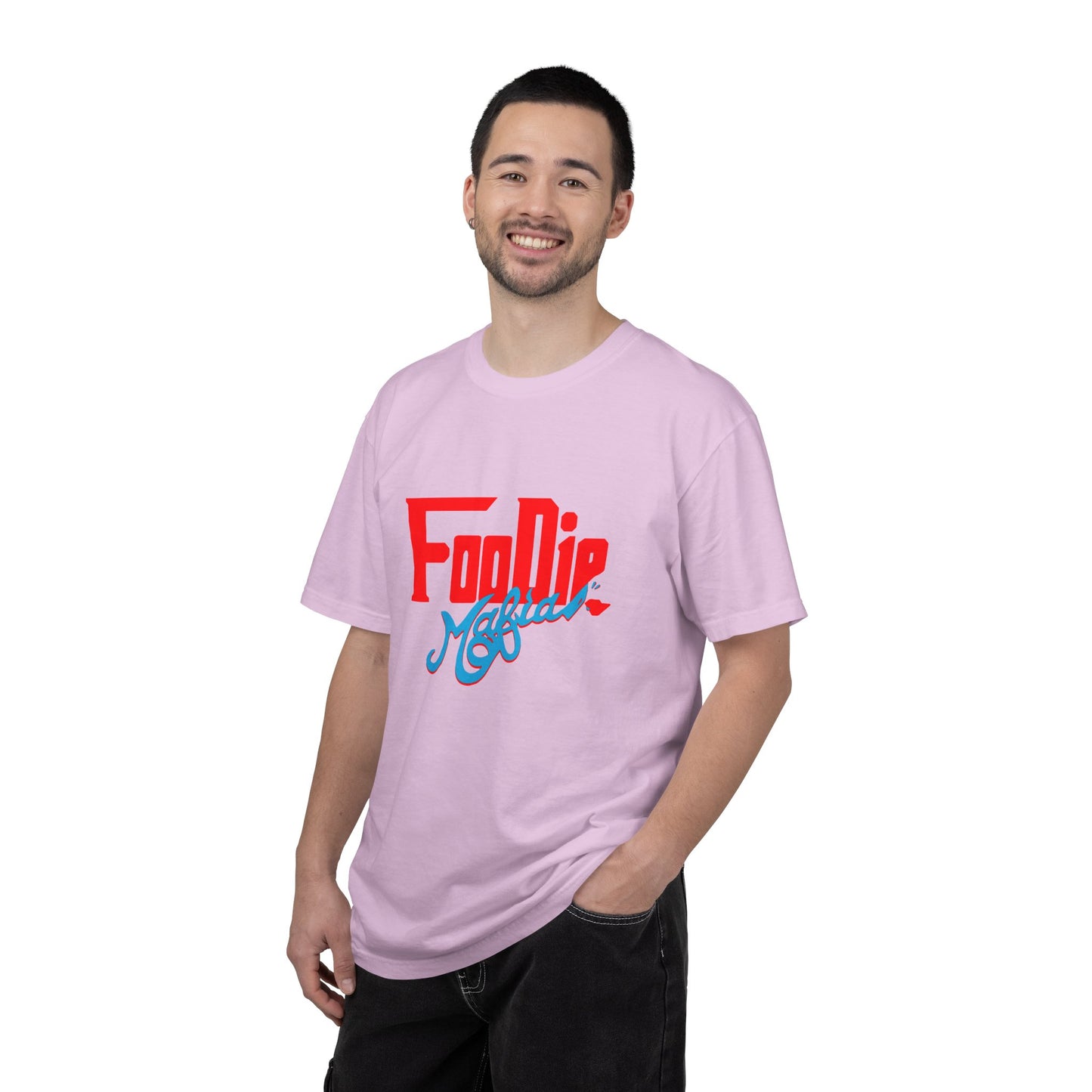 L.O.E.F Red Foodie Mafia Unisex Tee Shirt (Sky Blue)