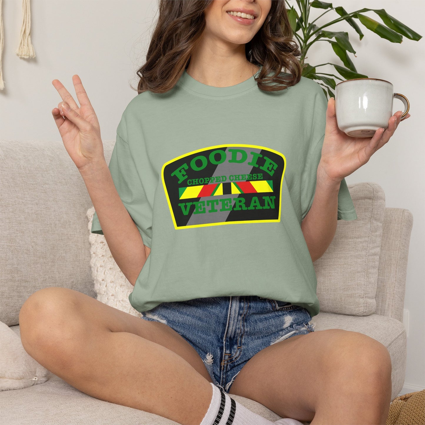 L.O.E.F Foodie Veteran Chopped Cheese Unisex Tee Shirt