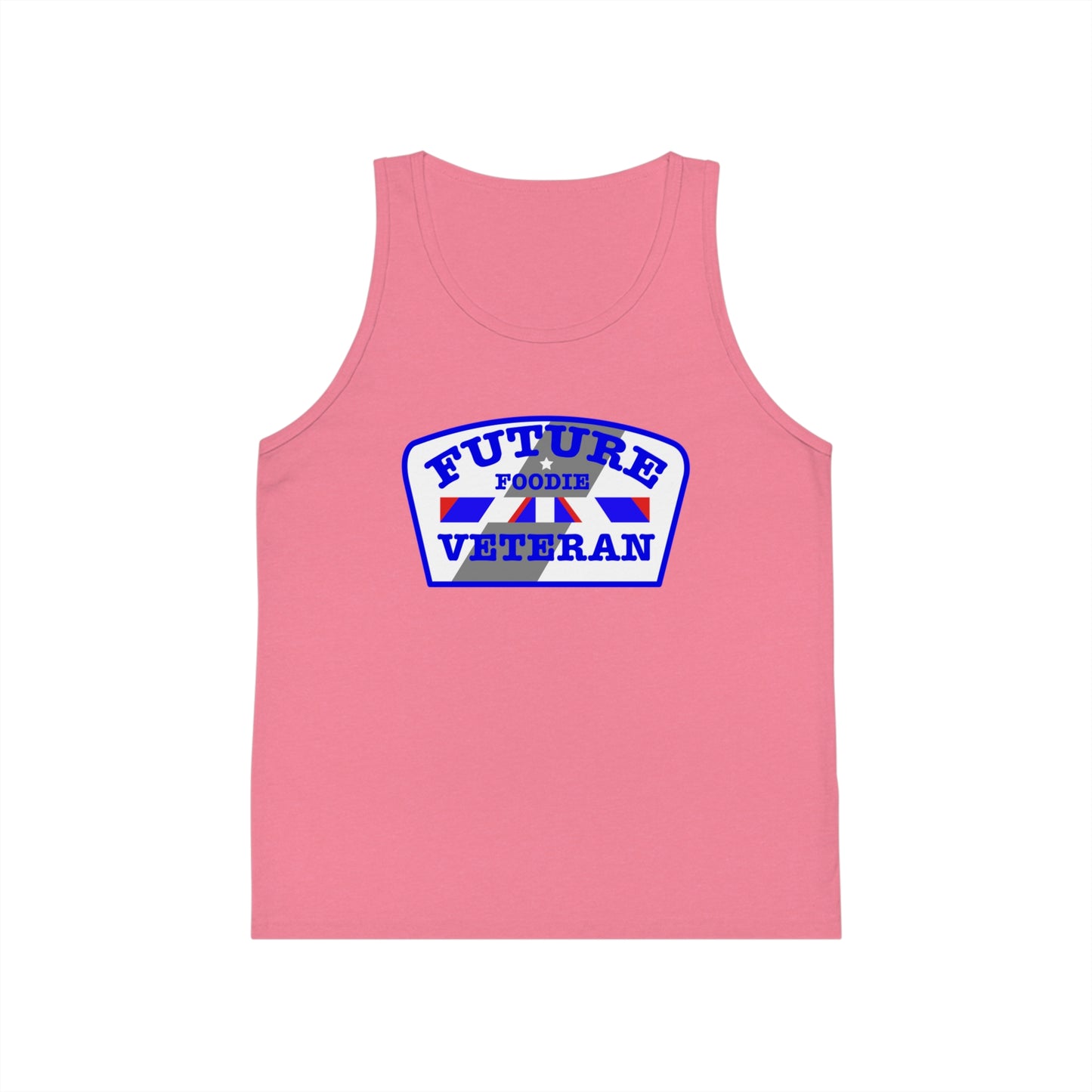 L.O.E.F Future Foodie Veteran Kids Tank Top (Blue)