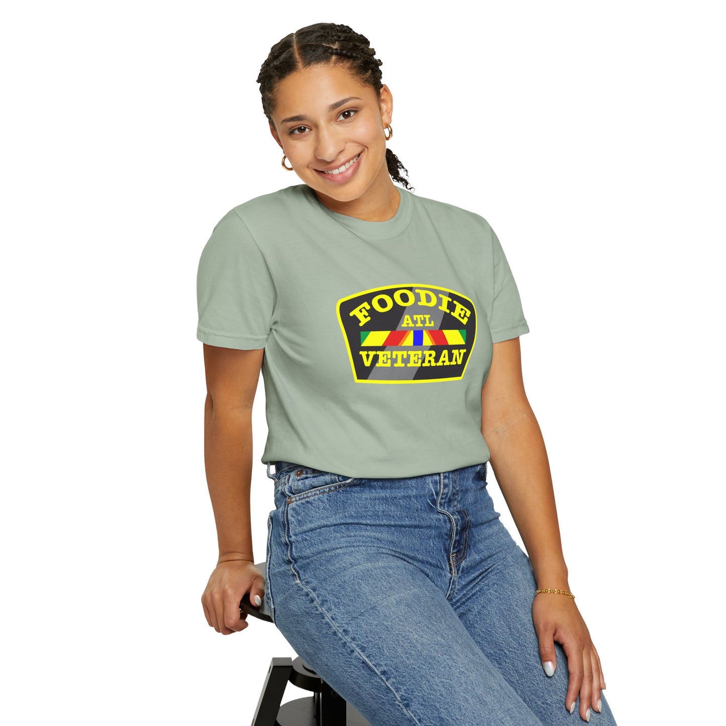 L.O.E.F Foodie Veteran ATL Unisex Tee Shirt (Yellow)