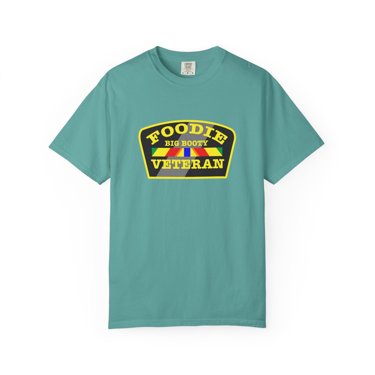 L.O.E.F Foodie Veteran BIG BOOTY Unisex Tee Shirt (Yellow)