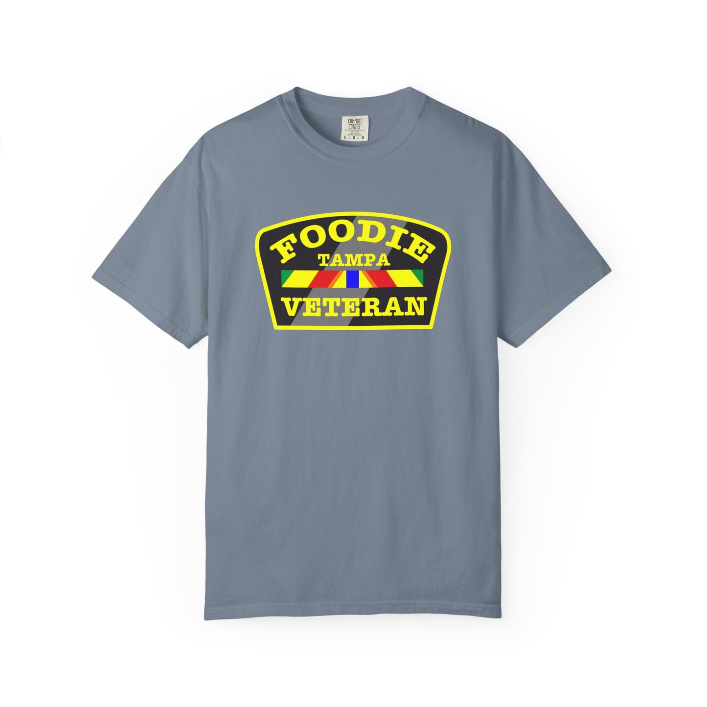 L.O.E.F Foodie Veteran TAMPA Unisex Tee Shirt (Yellow)
