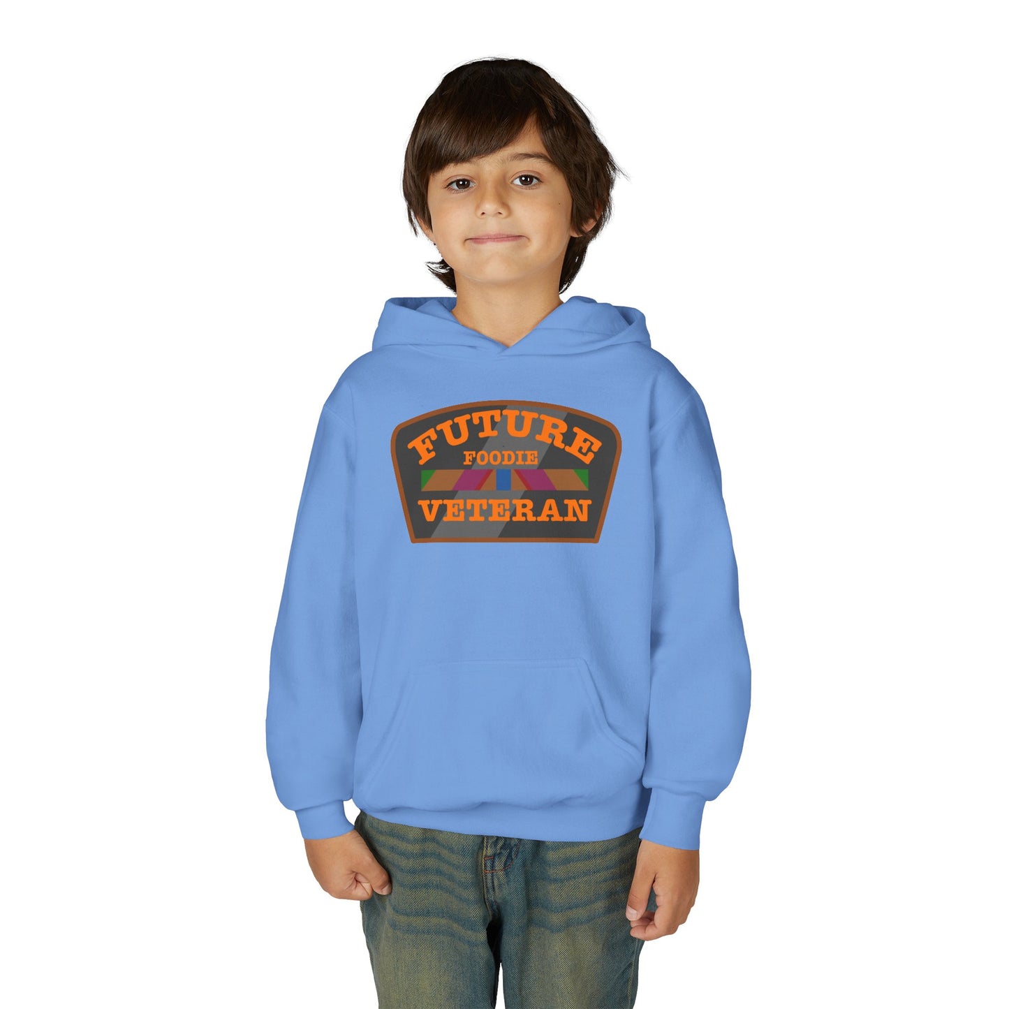 L.O.E.F Future Foodie Veteran Kids Hoodie (Orange)