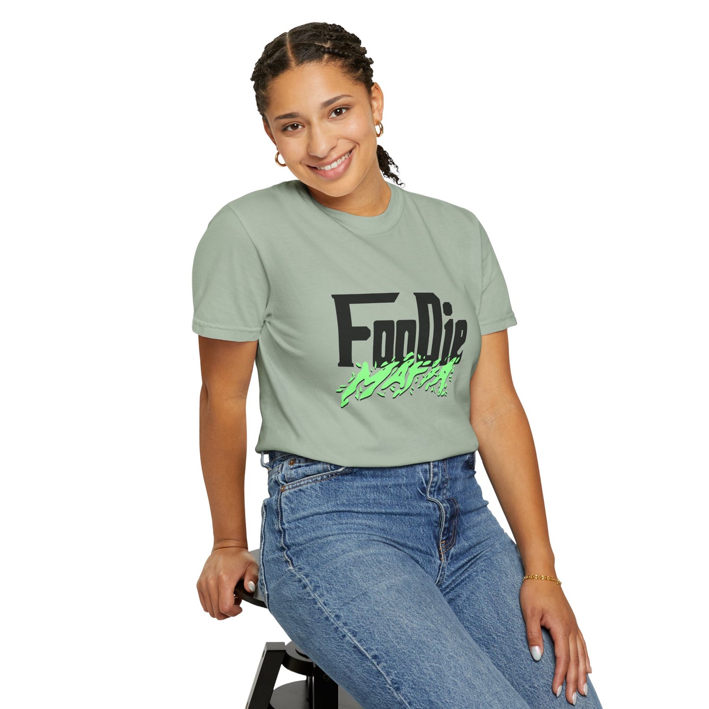 L.O.E.F Foodie Mafia Tee Shirt (Mint Green)