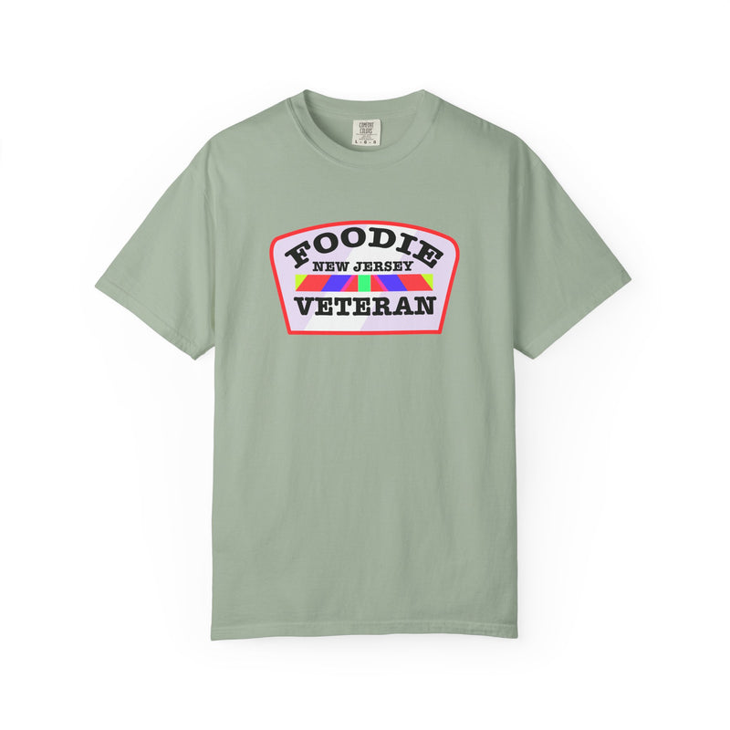 L.O.E.F Foodie Veteran NEW JERSEY Unisex Tee Shirt (Soft Pink)