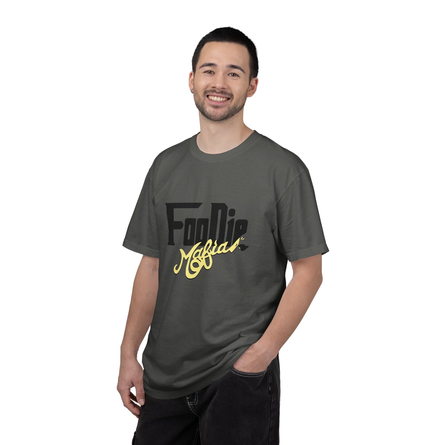 L.O.E.F Foodie Mafia Unisex Tee shirt (Soft Yellow)
