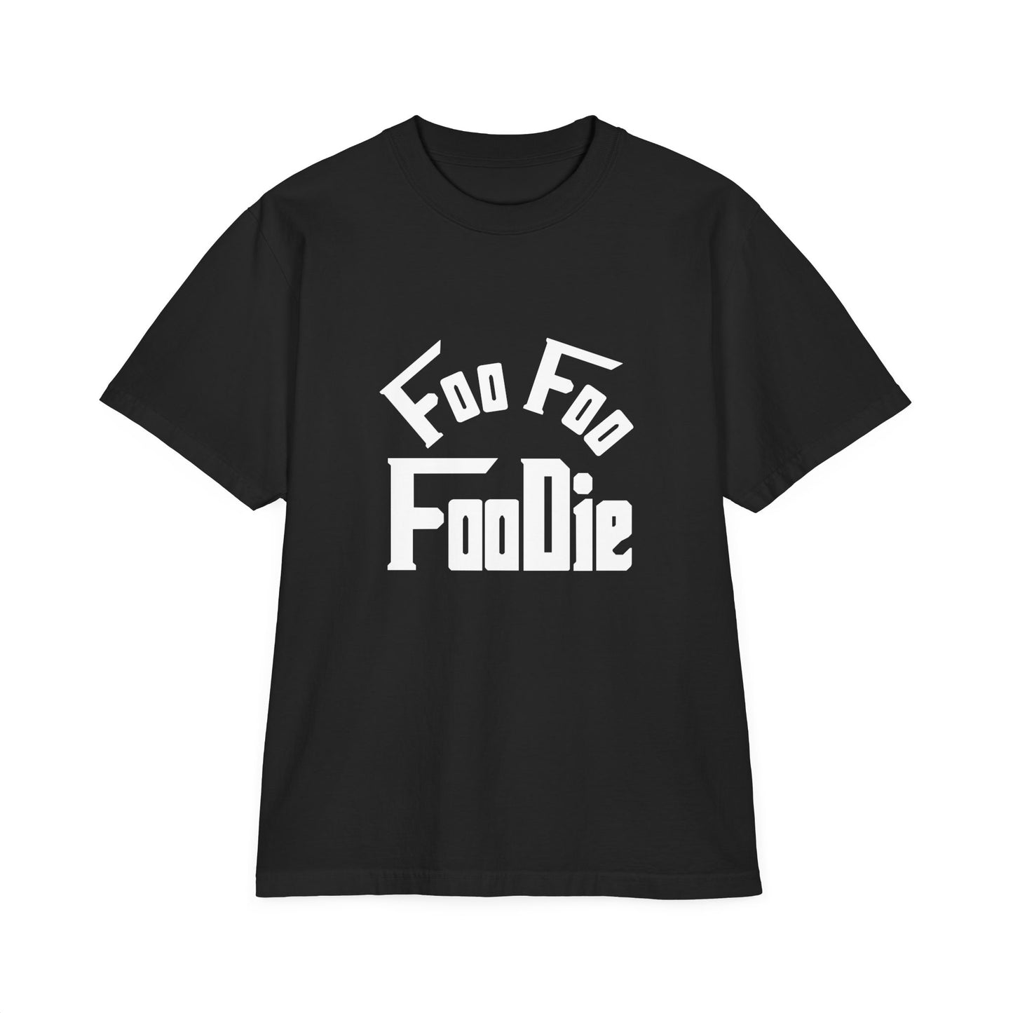 L.O.E.F Unisex FOO FOO FOODIE Tee Shirt (White)