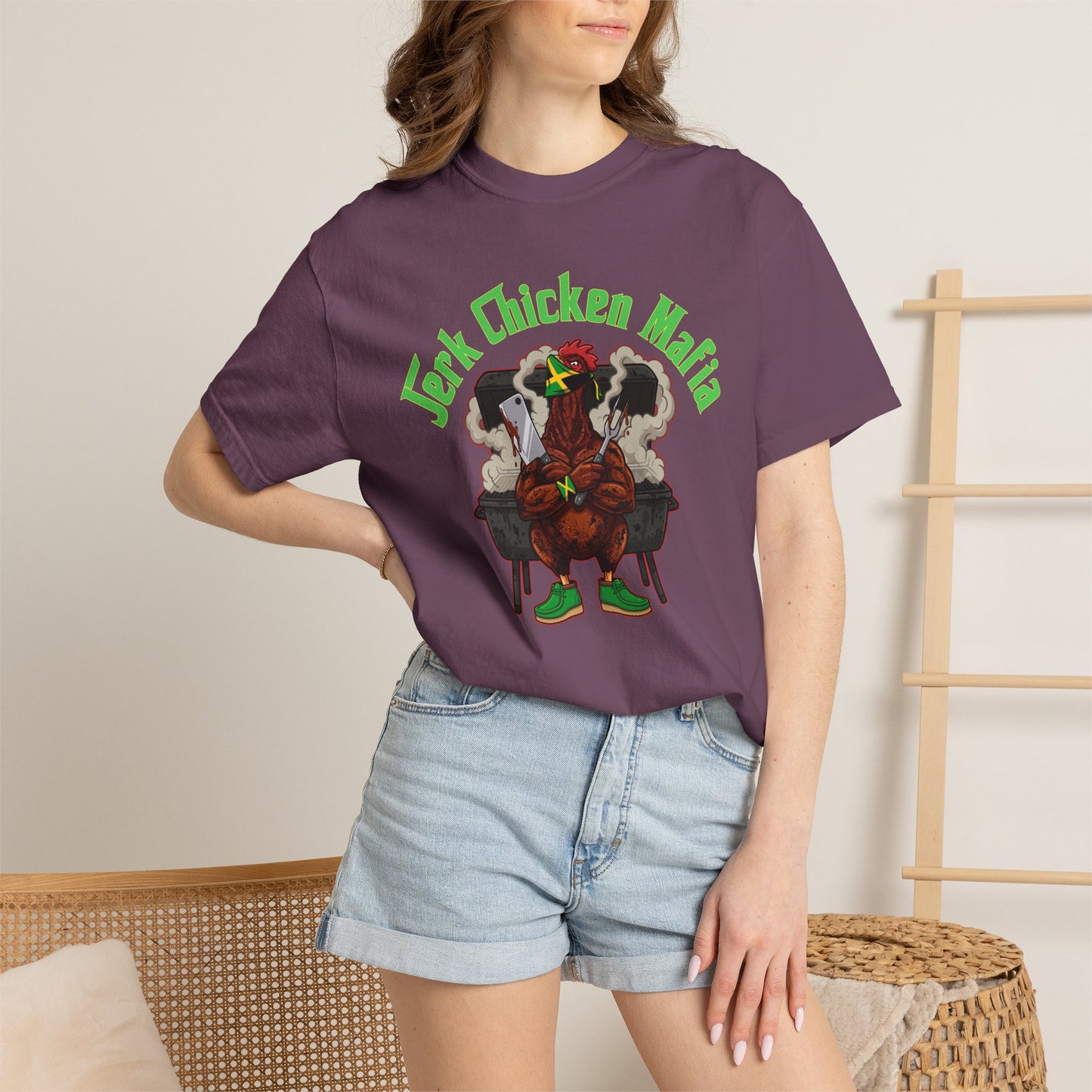 L.O.E.F Jerk Chicken Mafia Unisex Tee Shirt
