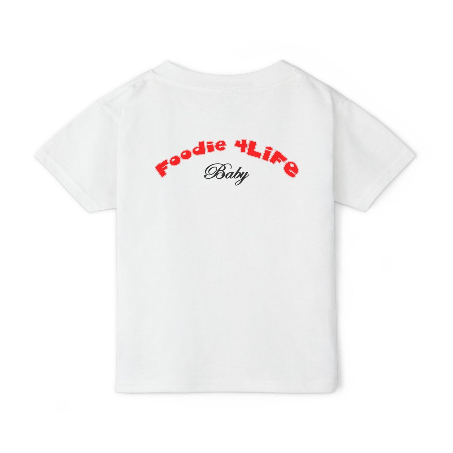 L.O.E.F Foodie 4Life Baby Tee Shirt (Fiery Red)