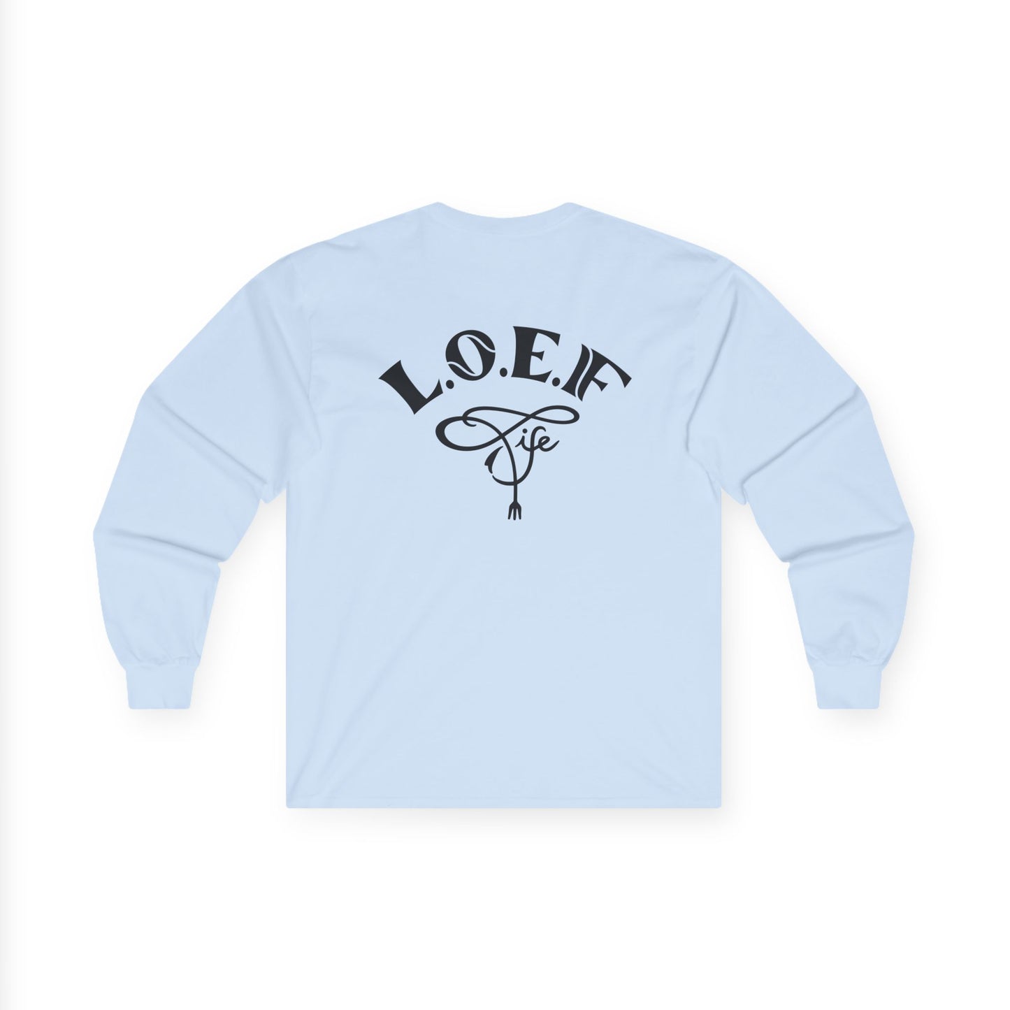 L.O.E.F Foodie 4Life Certified Long Sleeve Tee (Black)