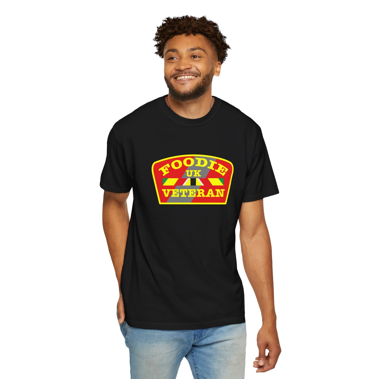 L.O.E.F Foodie Veteran UK Unisex Tee Shirt (Yellow)