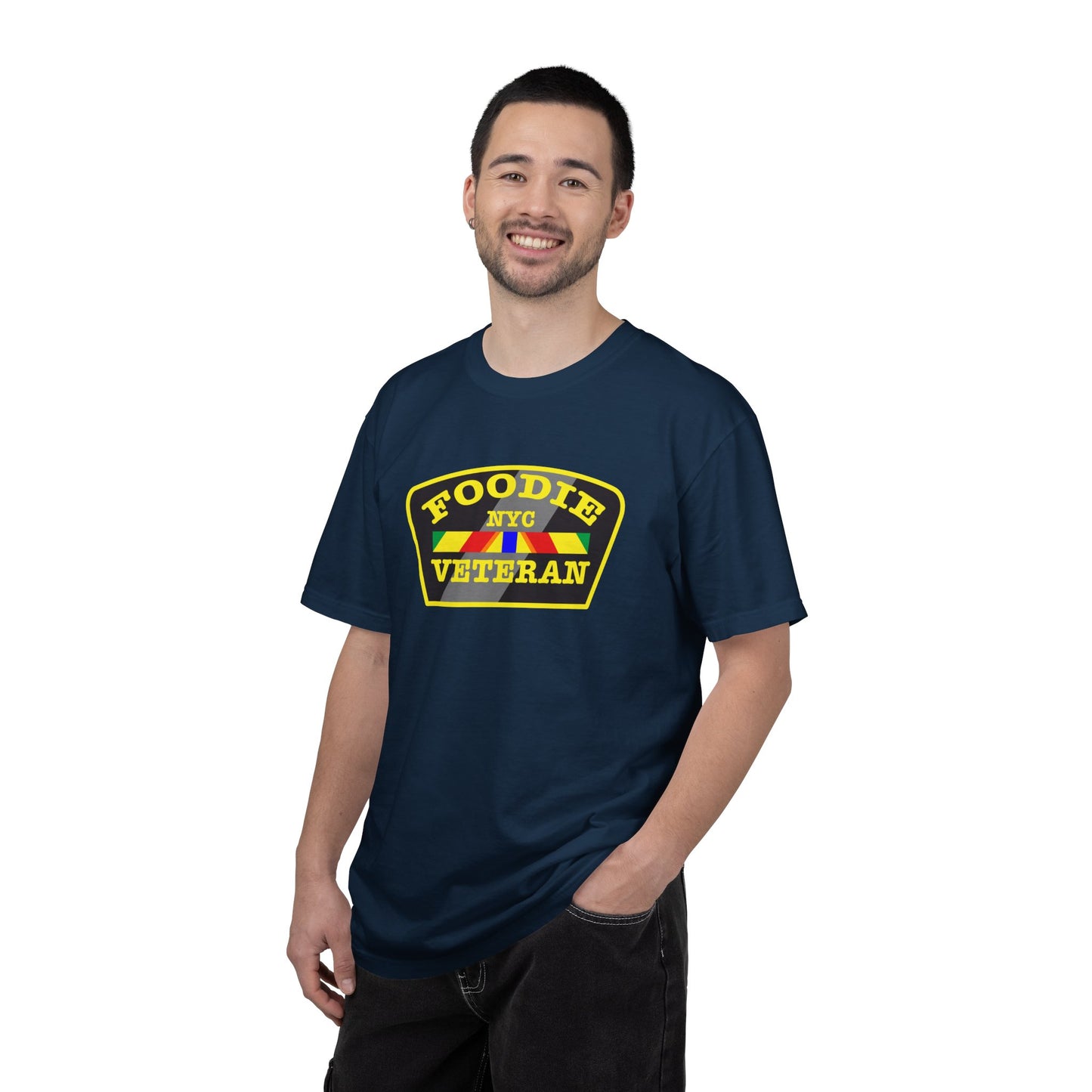 L.O.E.F Foodie Veteran NYC Unisex Tee Shirt (Yellow)