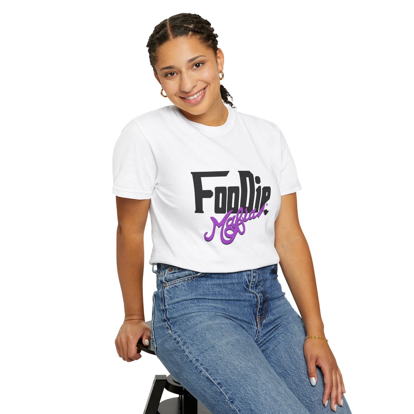 L.O.E.F Foodie Mafia Unisex Tee shirt (Bright Purple)