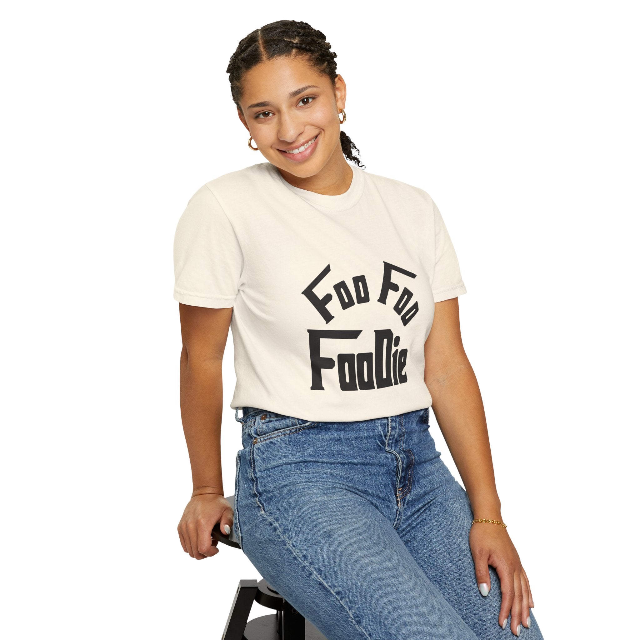 L.O.E.F FOO FOO FOODIE Unisex Tee shirt(Black)
