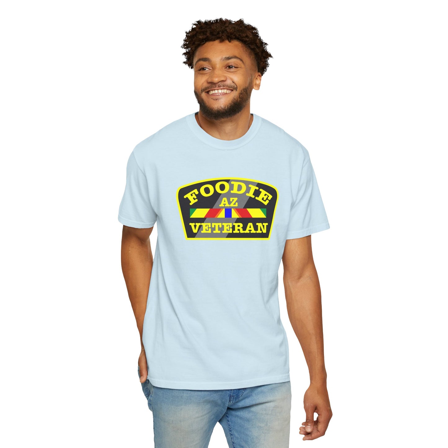 L.O.E.F Foodie Veteran AZ Unisex Tee Shirt (Yellow)