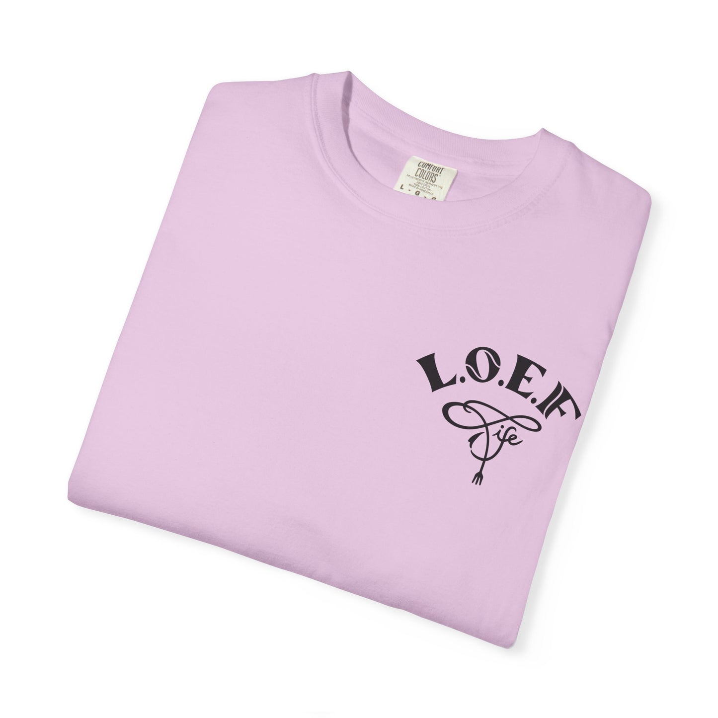 L.O.E.F Foodie 4Life Vegan Unisex Tee Shirt (Neon Green)