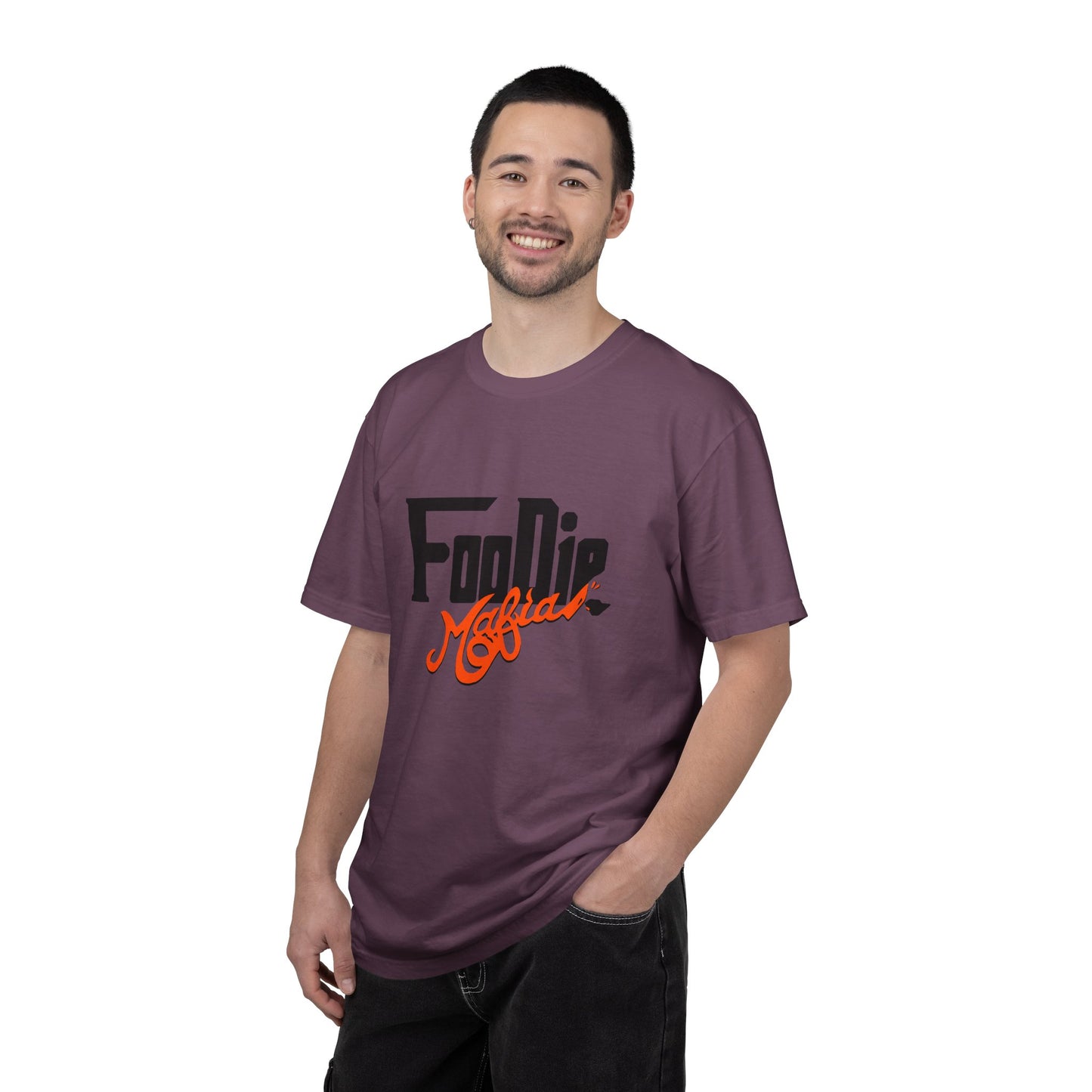 L.O.E.F Foodie Mafia Unisex Tee Shirt (Flat Red)