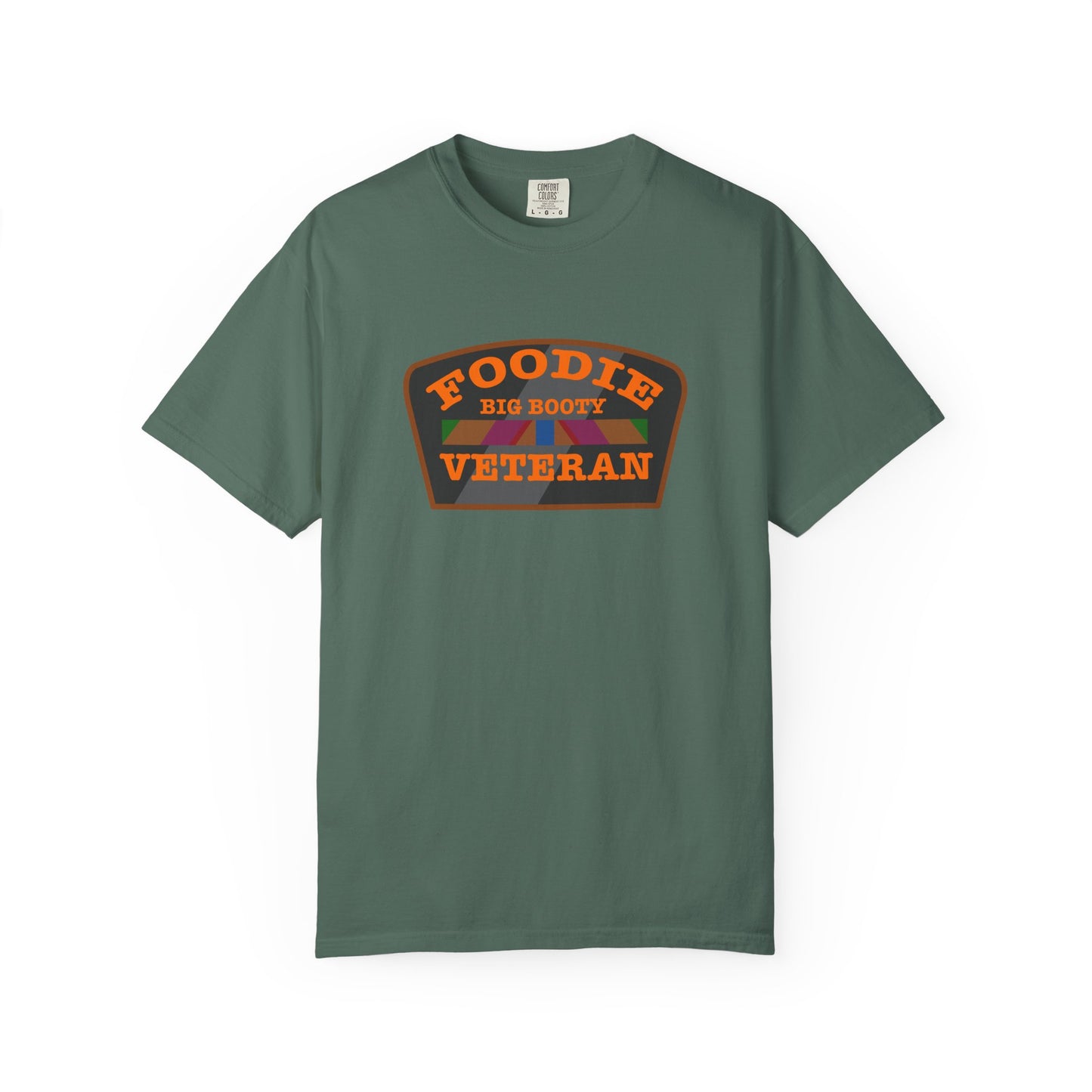 L.O.E.F Foodie Veteran BIG BOOTY Unisex Tee Shirt (Orange)