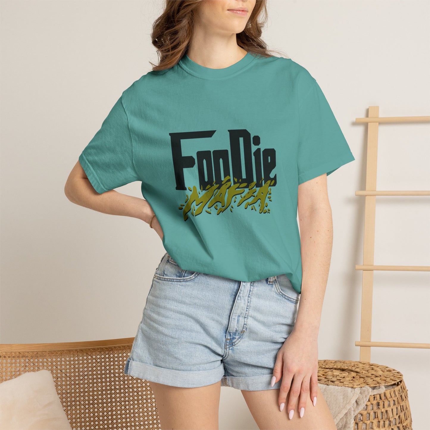 L.O.E.F Foodie Mafia Tee Shirt (Olive Green)