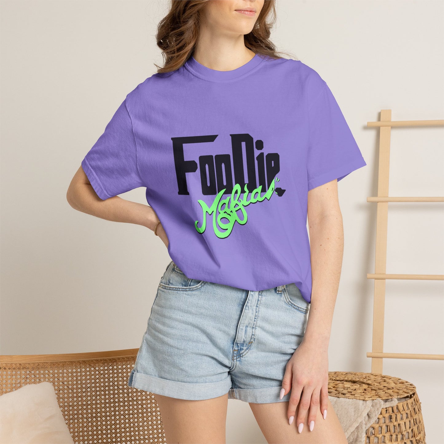 L.O.E.F Foodie Mafia Unisex Tee shirt (Mint Green)