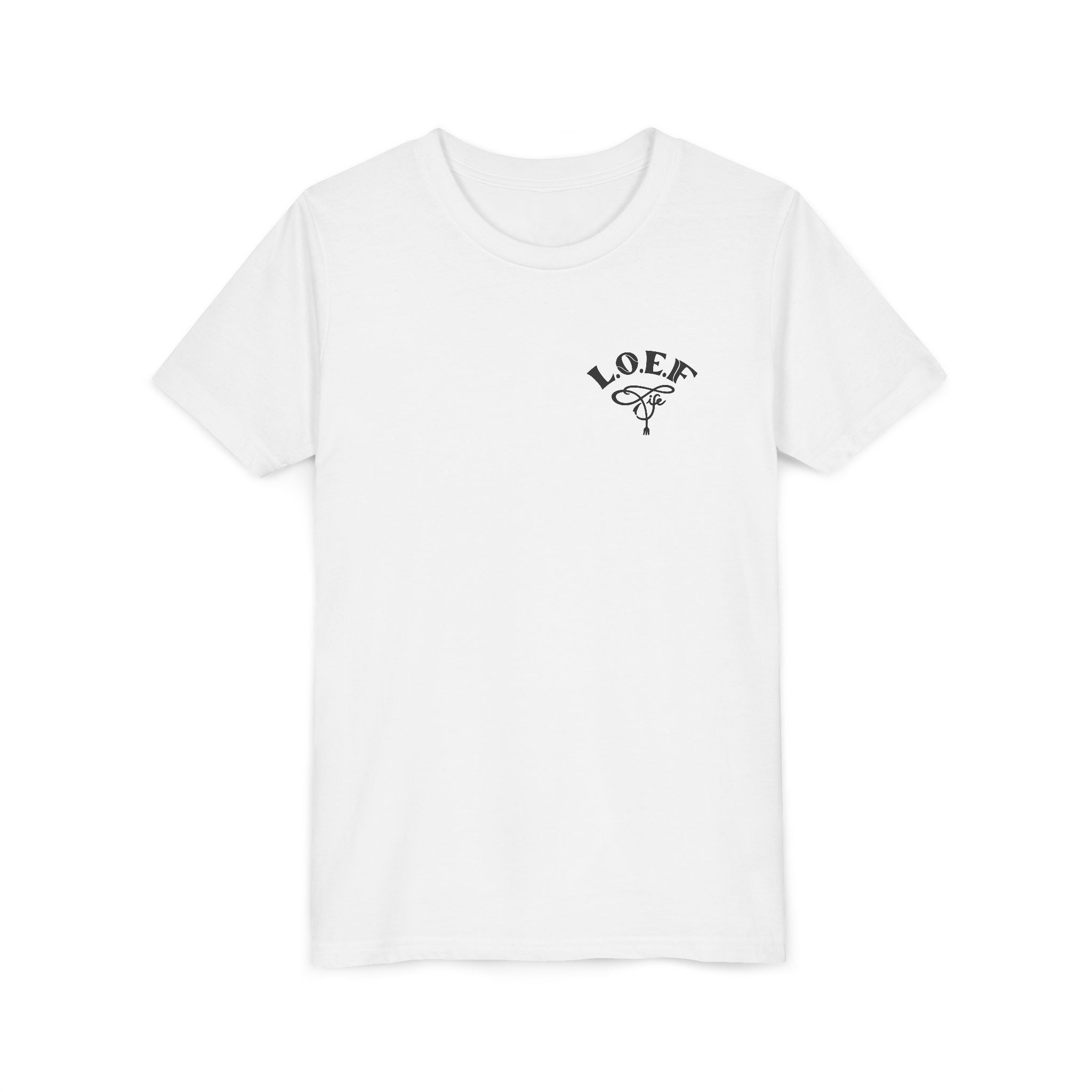 L.O.E.F Foodie 4Life Young Short Sleeve Tee (Black)