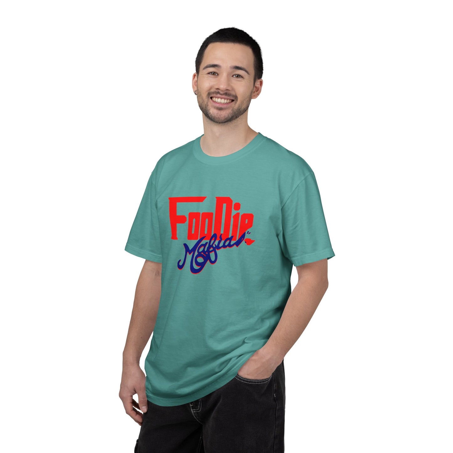 L.O.E.F Red Foodie Mafia Unisex Tee shirt (Dark Blue)