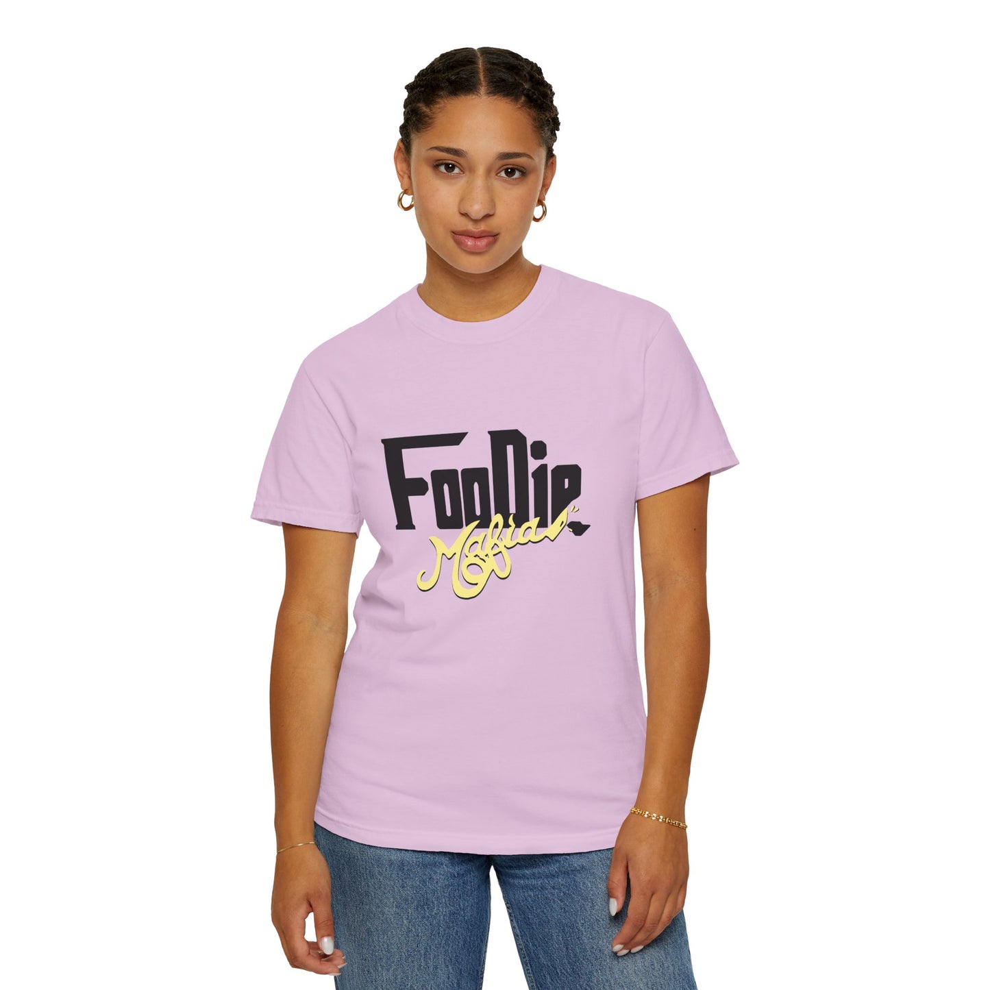 L.O.E.F Foodie Mafia Unisex Tee shirt (Soft Yellow)
