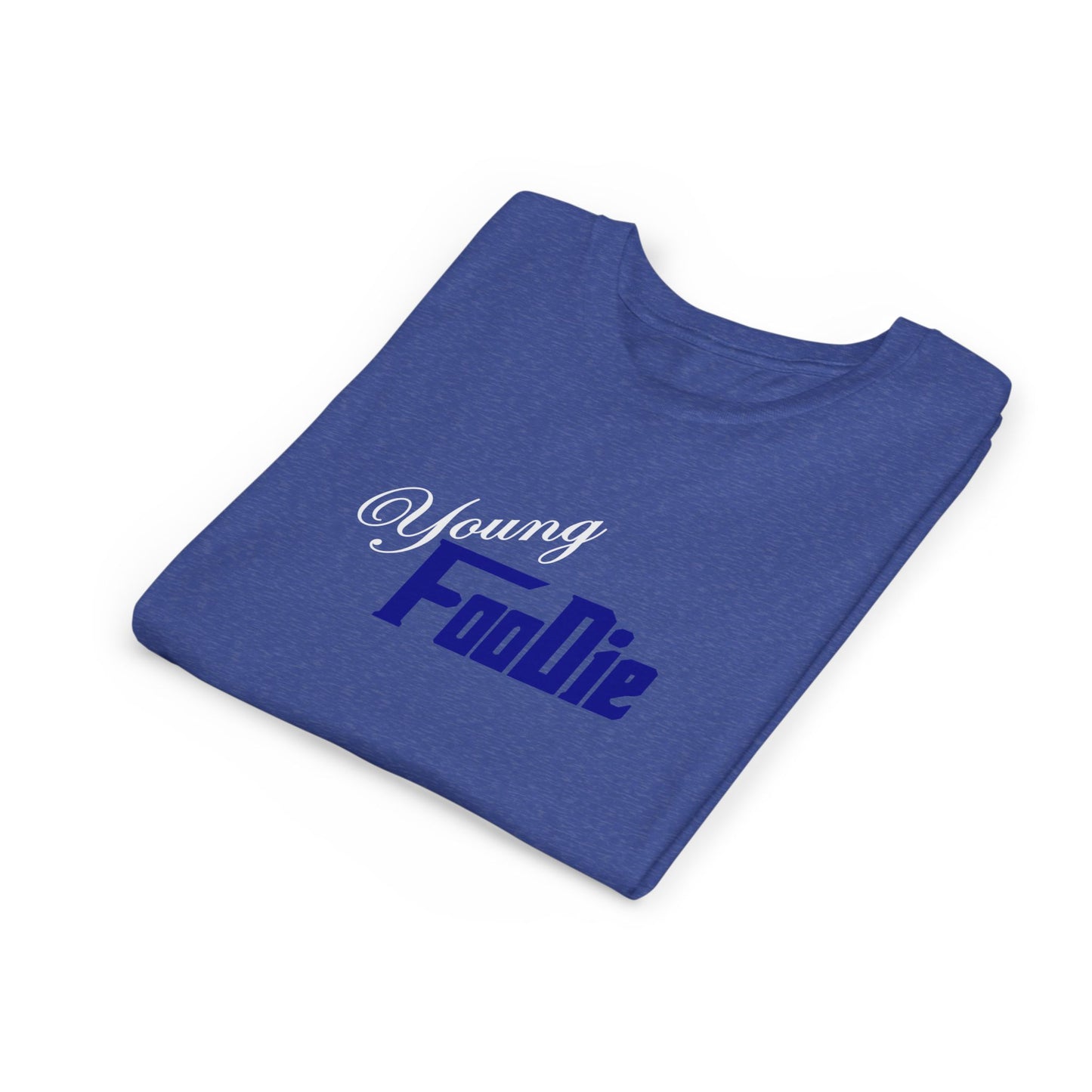 L.O.E.F White Young Foodie Kids Short Sleeve Tee (Dark Blue)