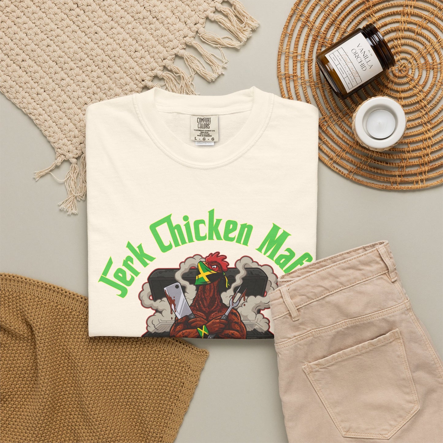 L.O.E.F Jerk Chicken Mafia Unisex Tee Shirt