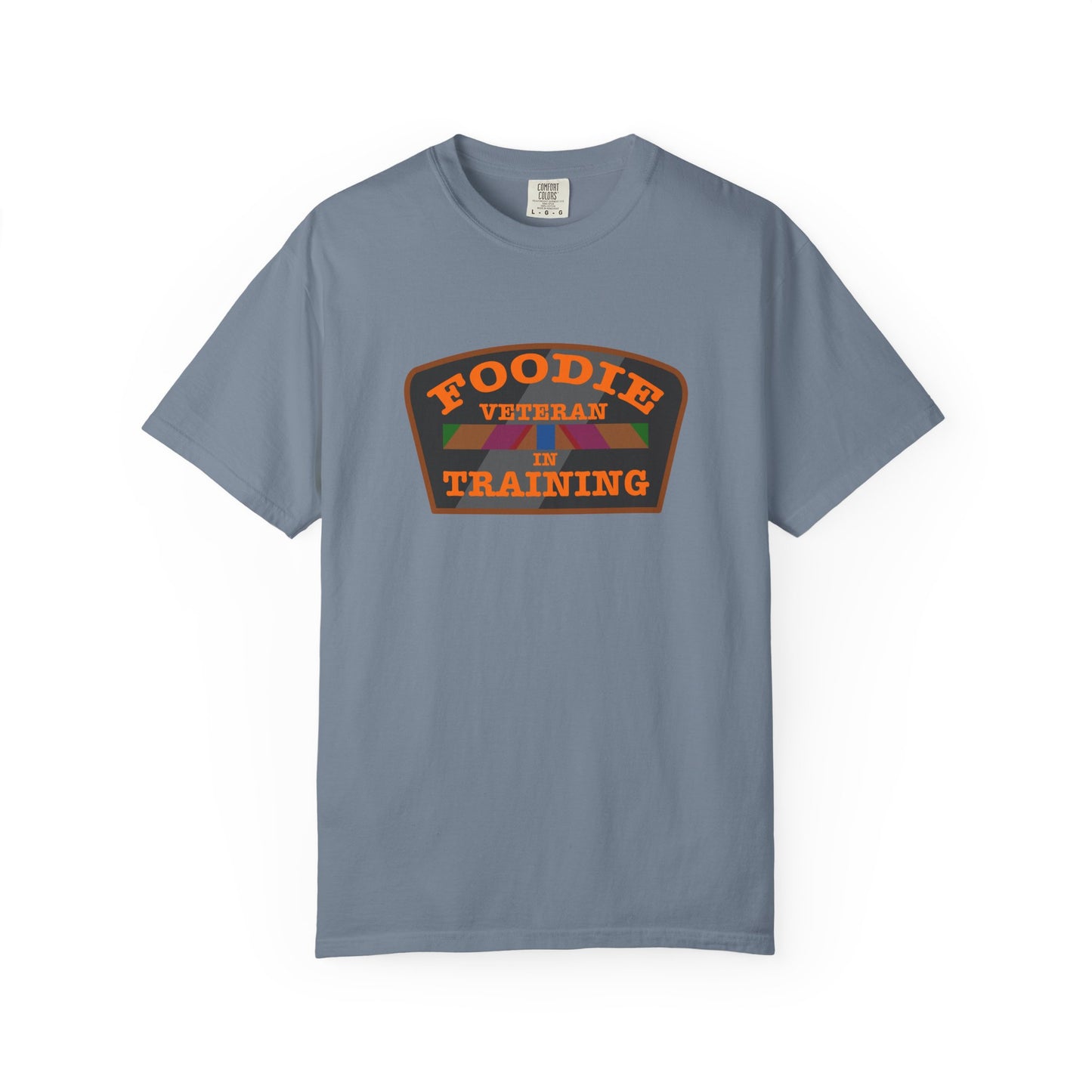 L.O.E.F Foodie Veteran IN TRAINING Unisex Tee Shirt (Orange)