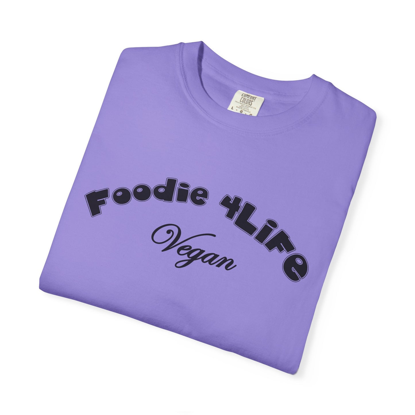 L.O.E.F Foodie 4Life Vegan Unisex Tee Shirt (Black)