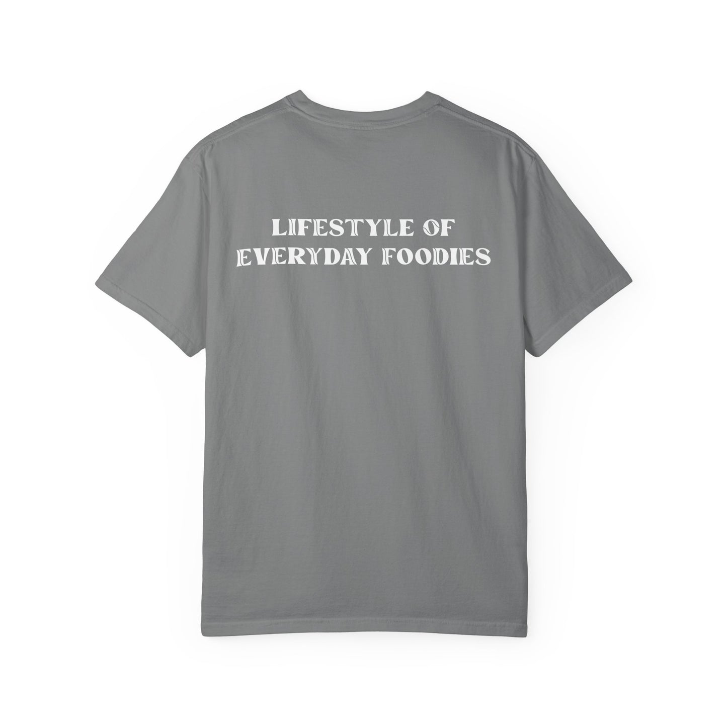 L.O.E.F LIFESTYLE OF EVERYDAY FOODIES Unisex Tee Shirt (White)
