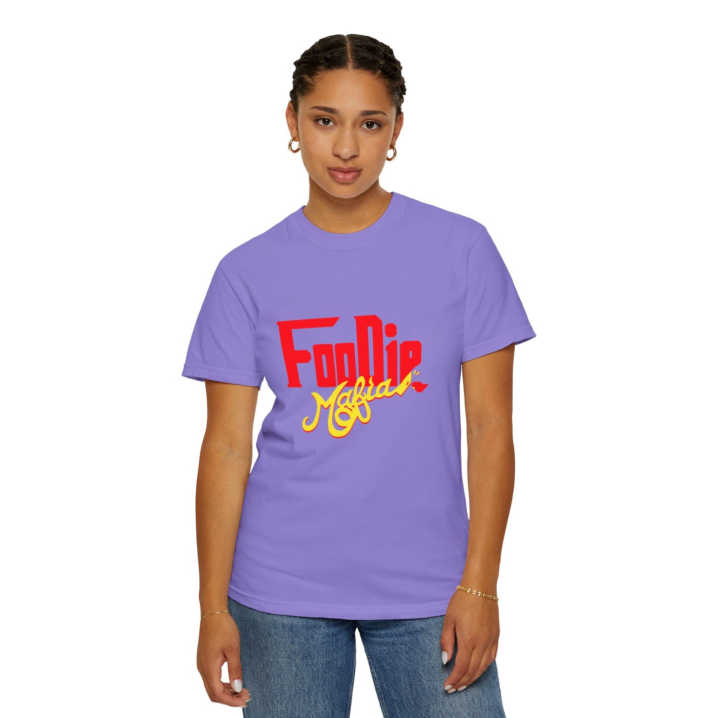 L.O.E.F Red Foodie Mafia Unisex Tee shirt (Bright Yellow)