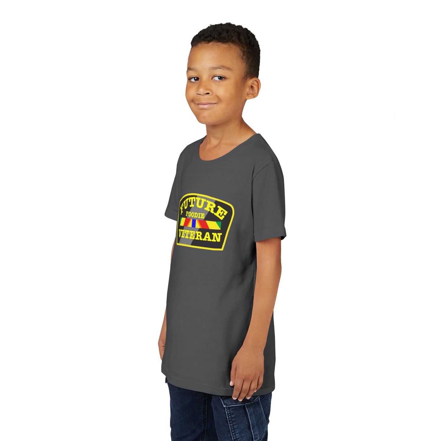 L.O.E.F Future Foodie Veteran Kids Tee Shirt (Yellow)