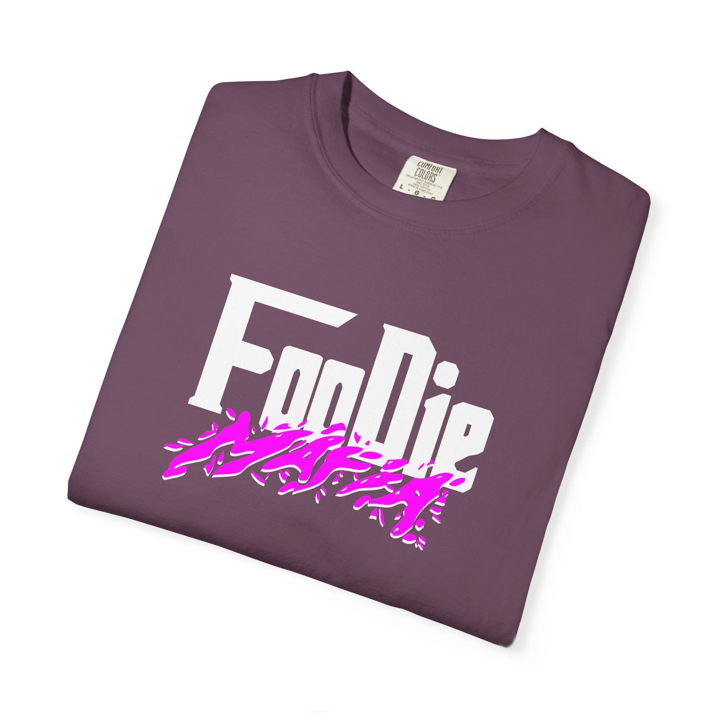 L.O.E.F Foodie Mafia Unisex Tee Shirt  (Purple)