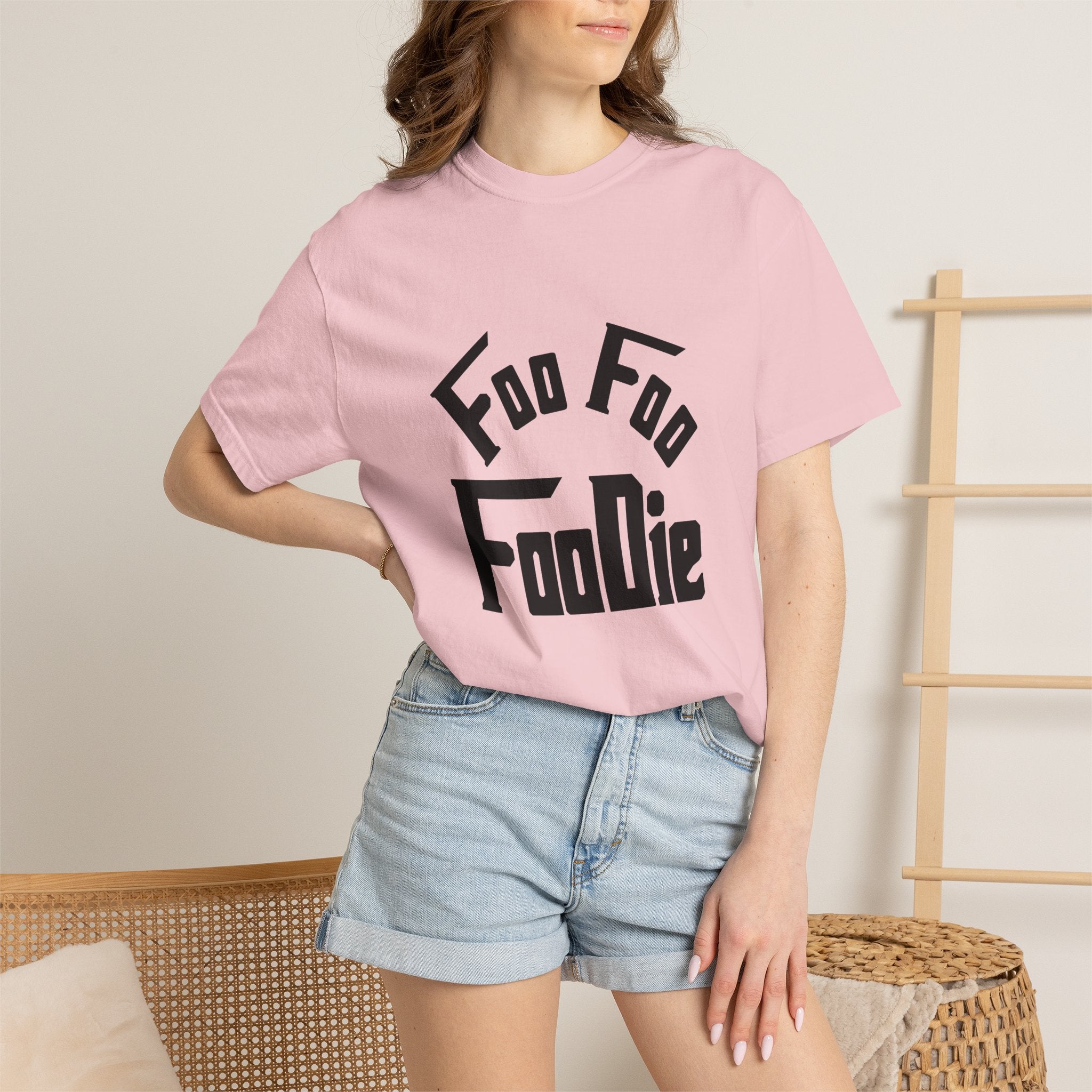 L.O.E.F FOO FOO FOODIE Unisex Tee shirt(Black)