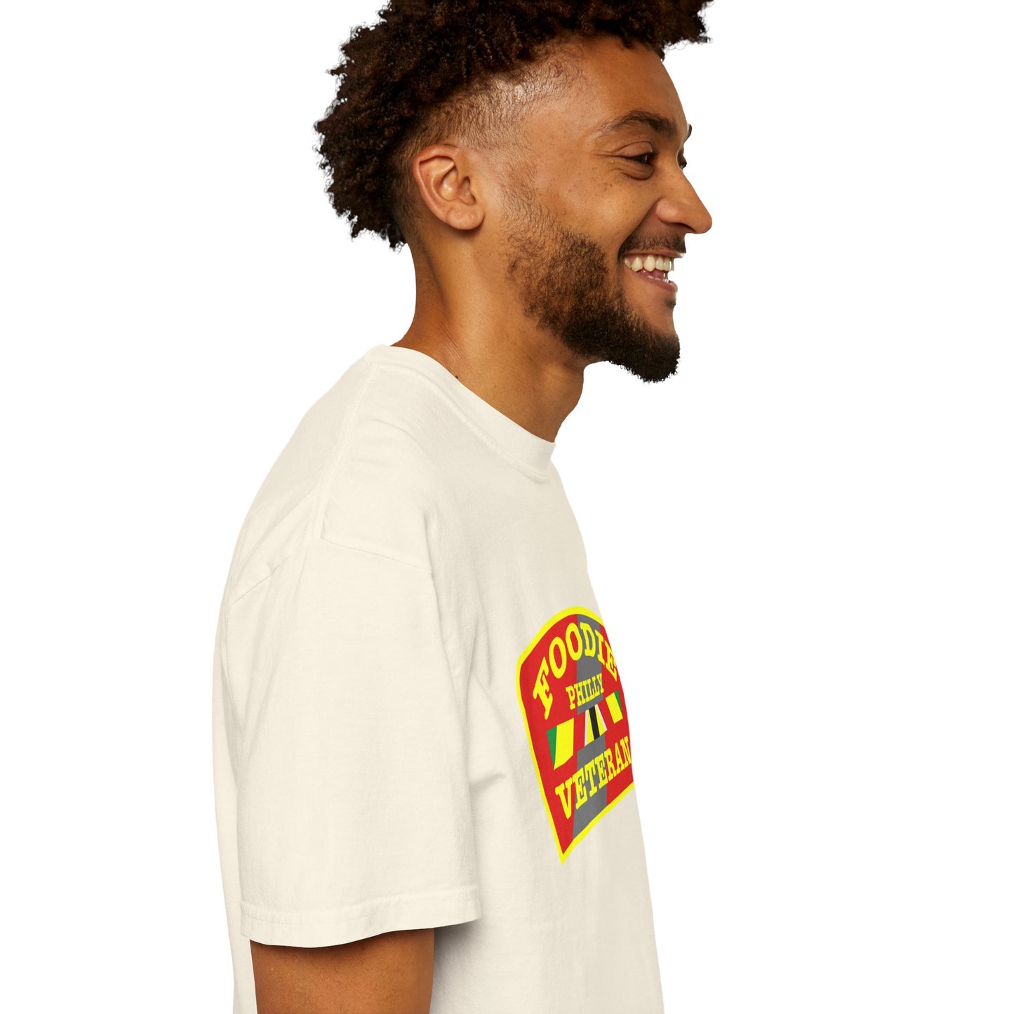 L.O.E.F Foodie Veteran PHILLY Unisex Tee Shirt (Yellow)