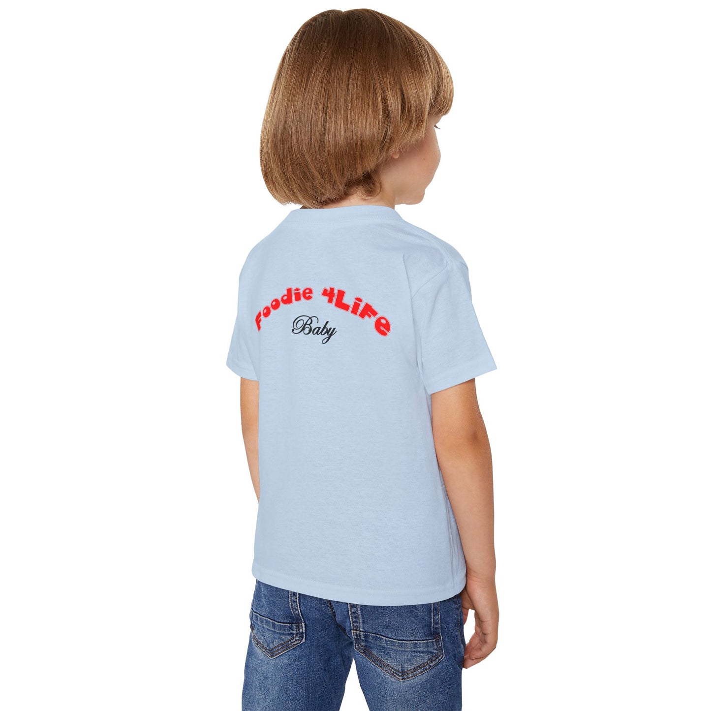 L.O.E.F Foodie 4Life Baby Tee Shirt (Fiery Red)