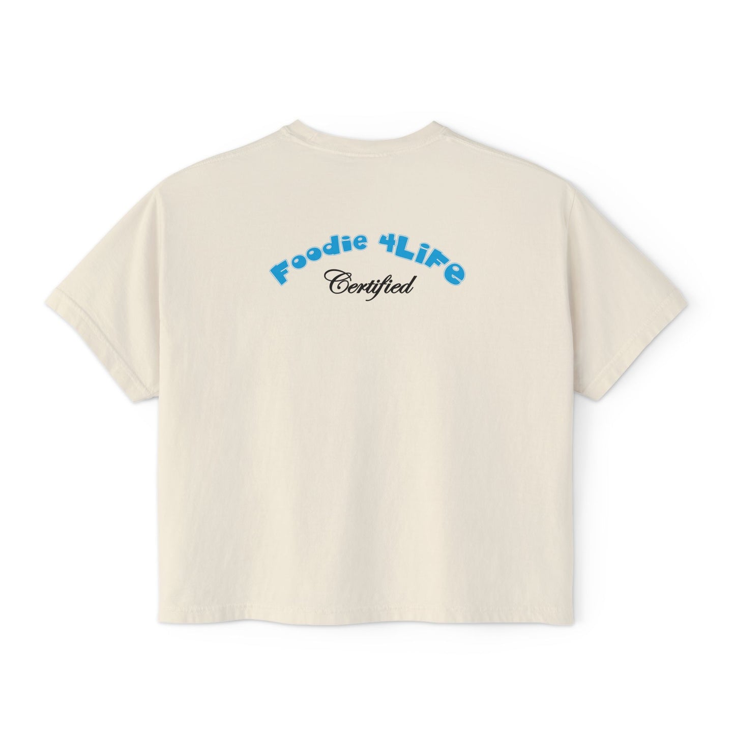 L.O.E.F Foodie 4Life Certified Boxy Tee (Sky Blue)