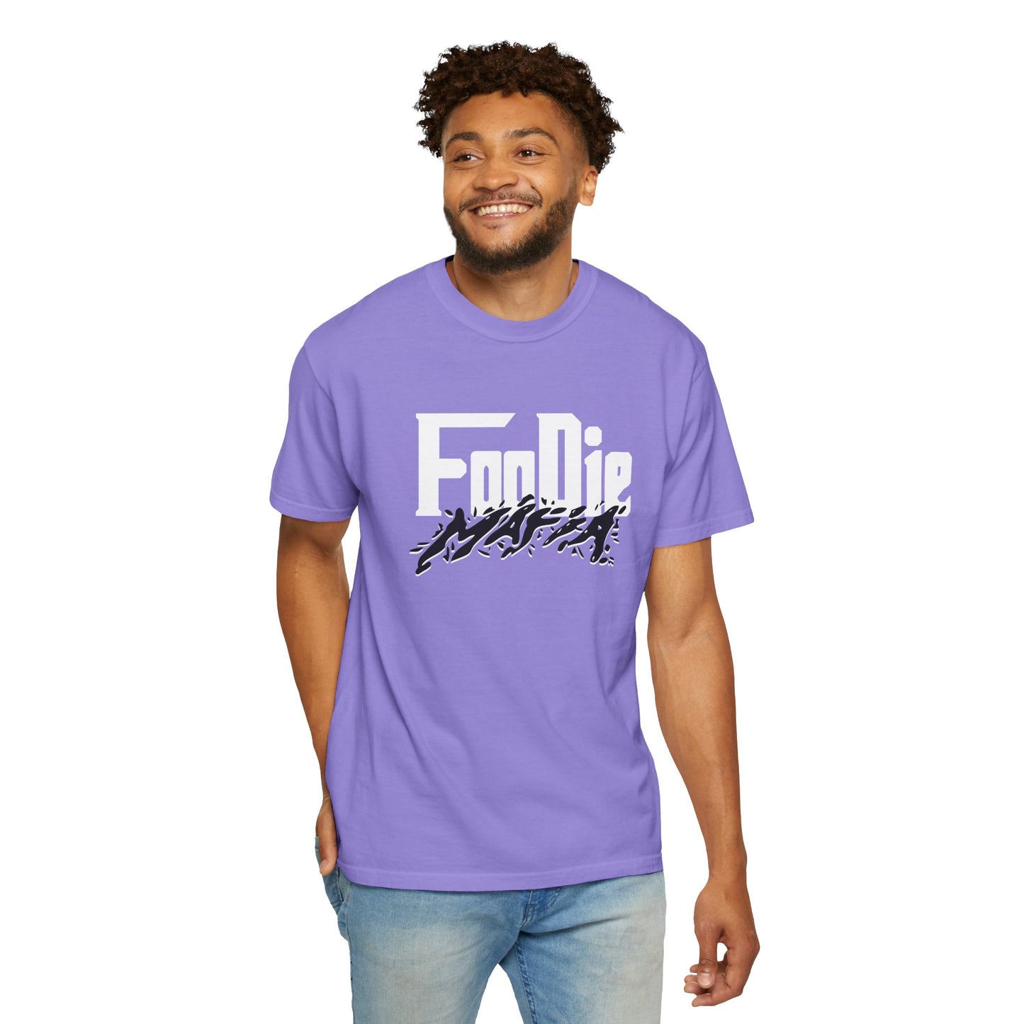 L.O.E.F Foodie Mafia Unisex Tee Shirt  (Black)