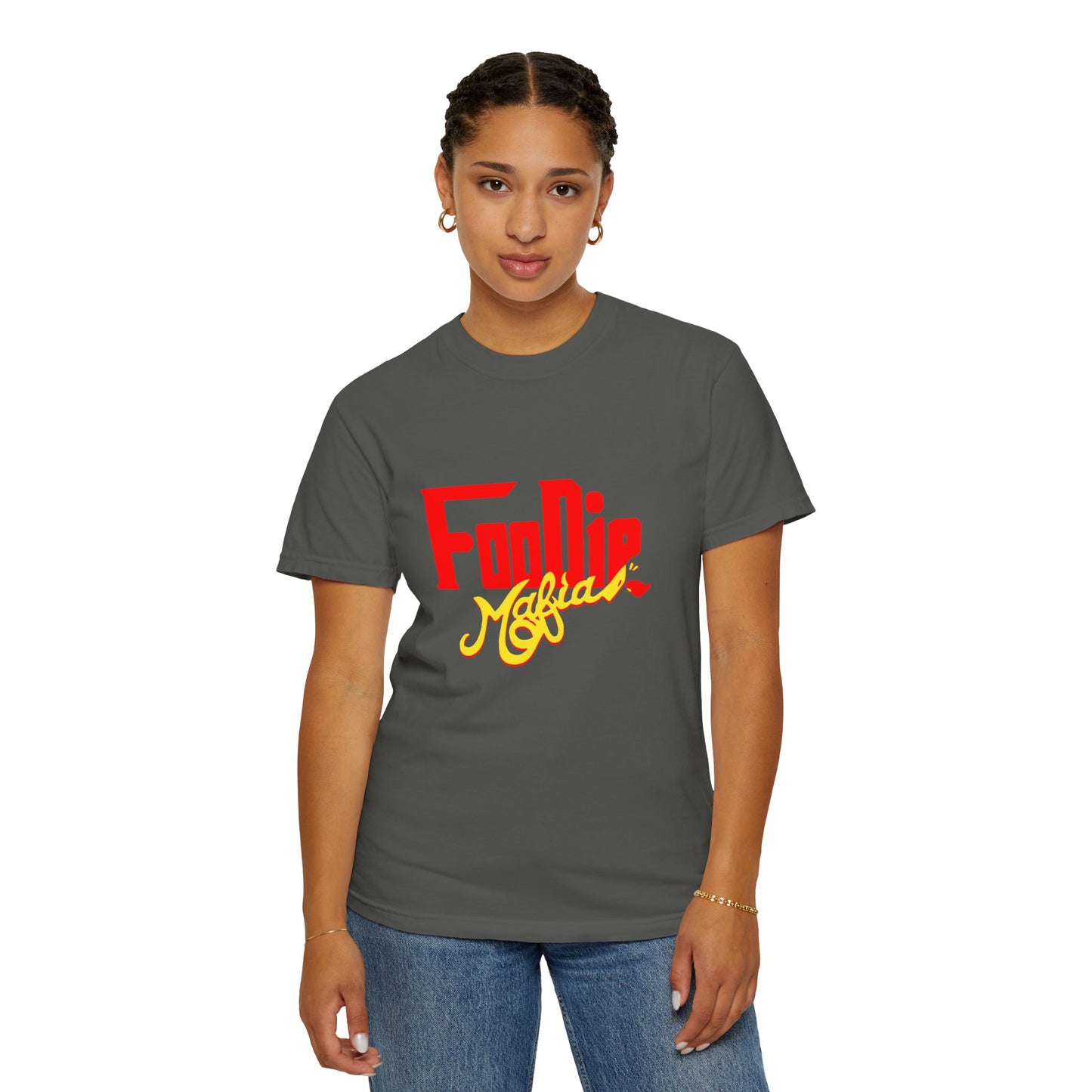 L.O.E.F Red Foodie Mafia Unisex Tee shirt (Bright Yellow)