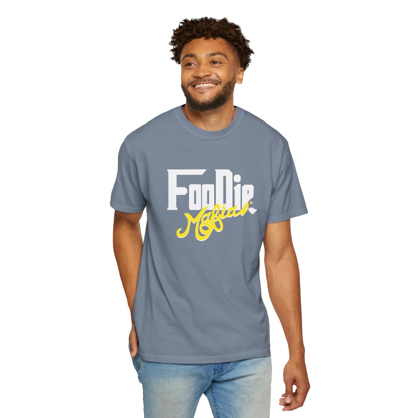L.O.E.F Foodie Mafia Unisex Tee Shirt  (Yellow)