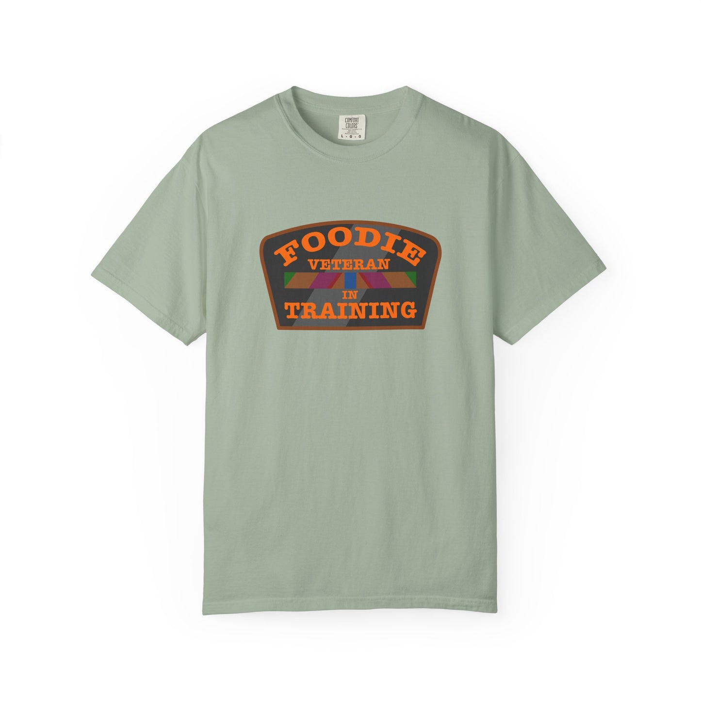 L.O.E.F Foodie Veteran IN TRAINING Unisex Tee Shirt (Orange)