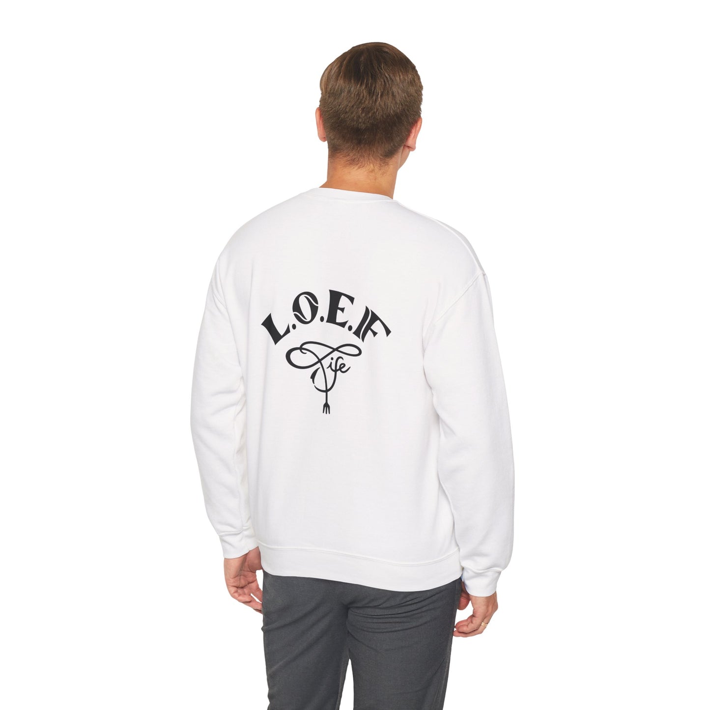 L.O.E.F Foodie 4Life Vegan Unisex Sweatshirt (Violet)