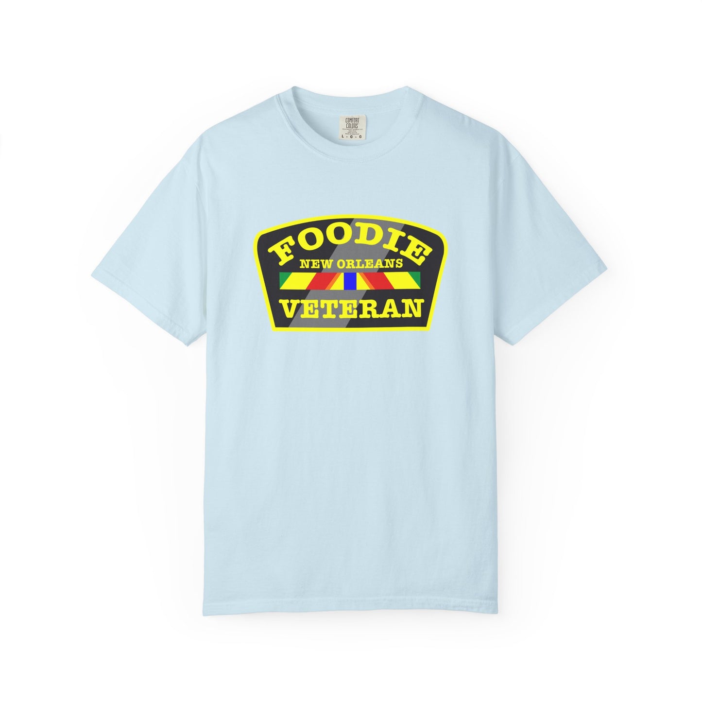 L.O.E.F Foodie Veteran NEW ORLEANS Unisex Tee Shirt (Yellow)