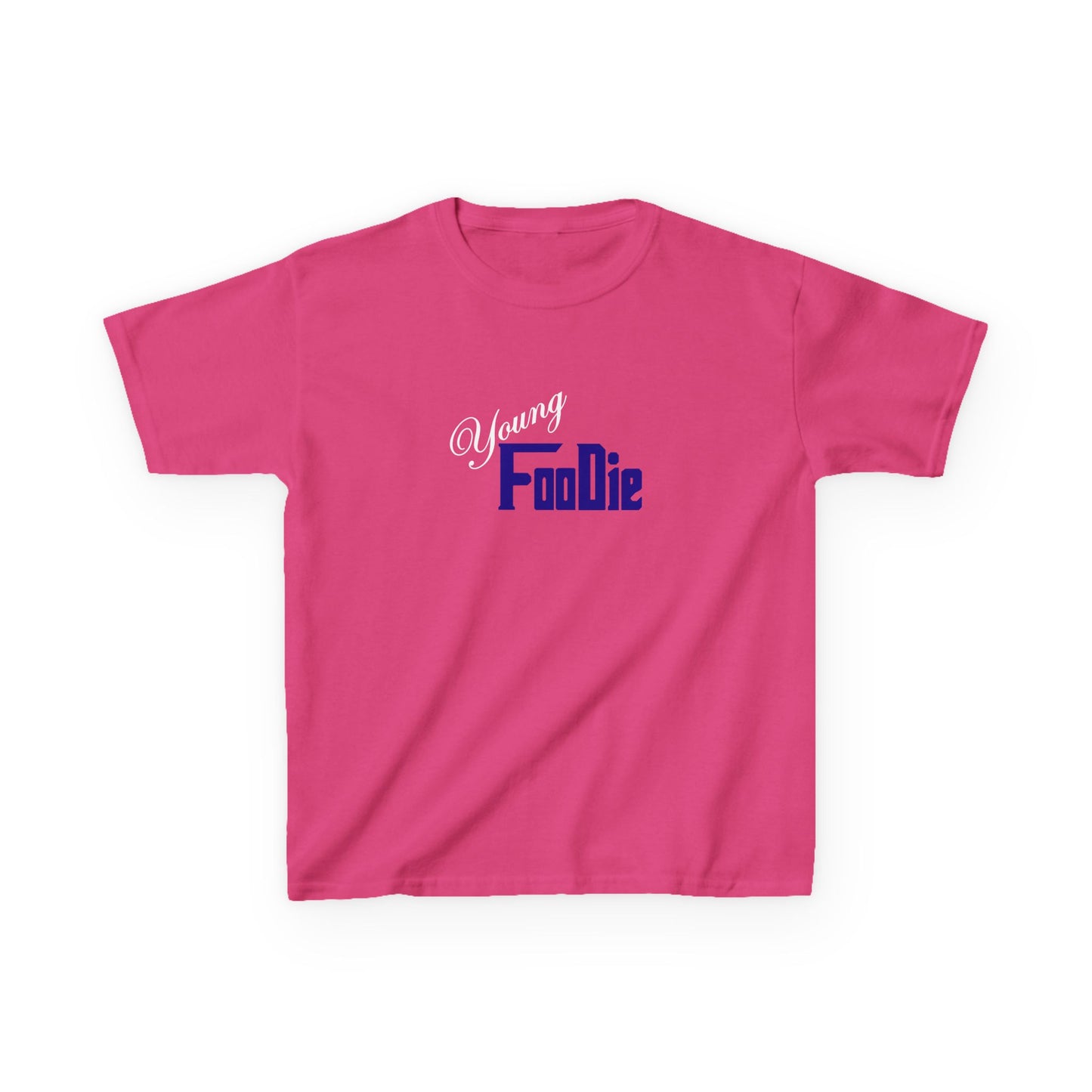 L.O.E.F White Young Foodie Kids Tee Shirt (Dark Blue)
