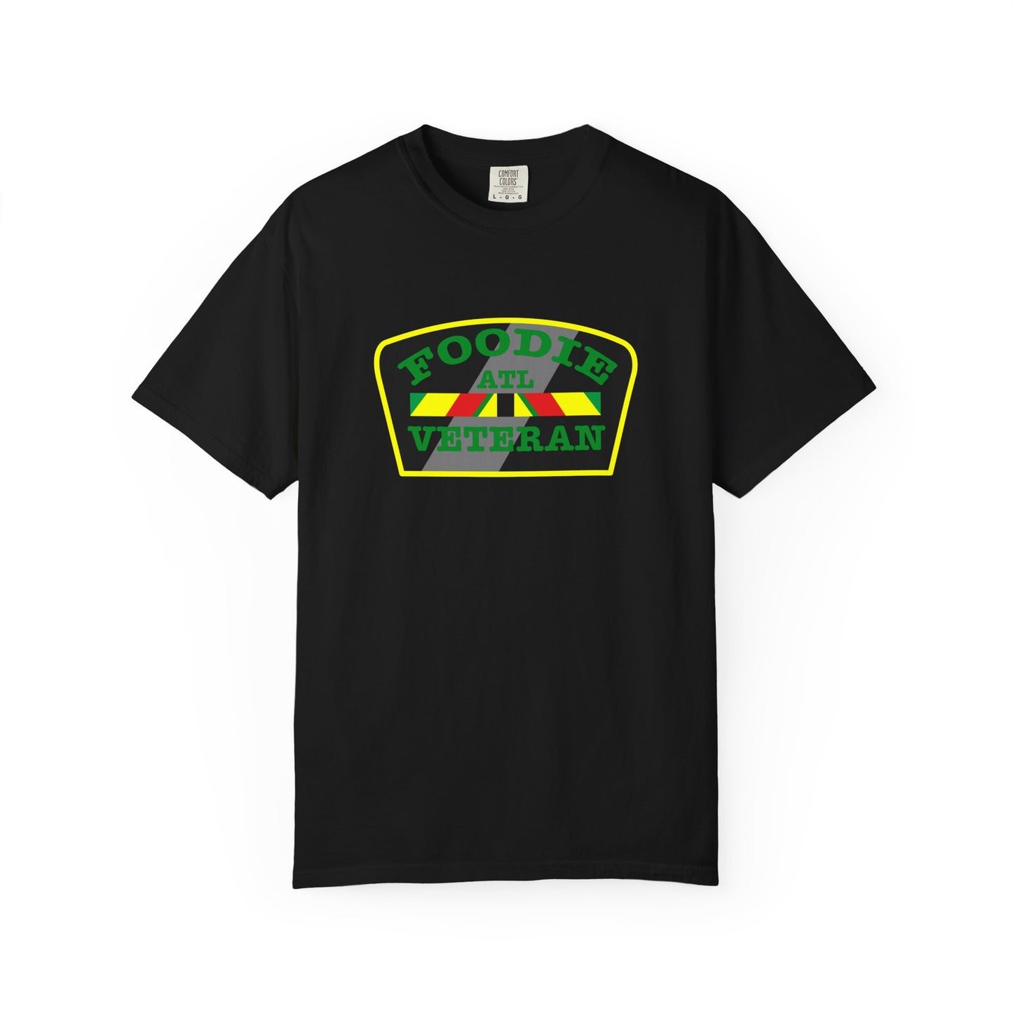 L.O.E.F Foodie Veteran ATL Unisex Tee Shirt (Green)