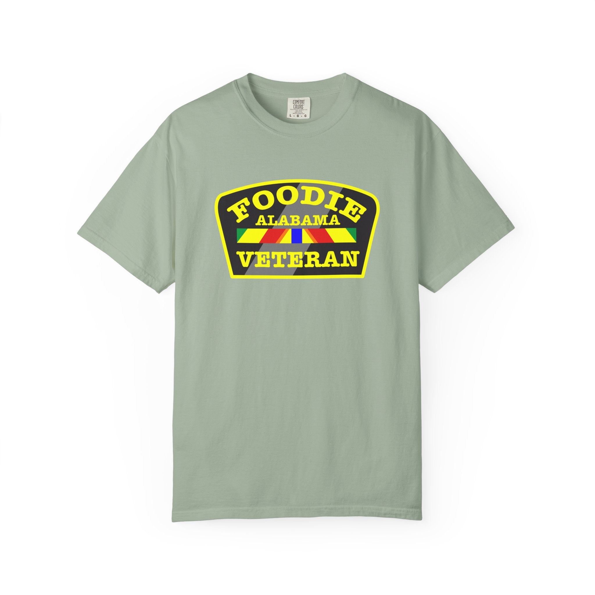 L.O.E.F Foodie Veteran ALABAMA Unisex Tee Shirt (Yellow)