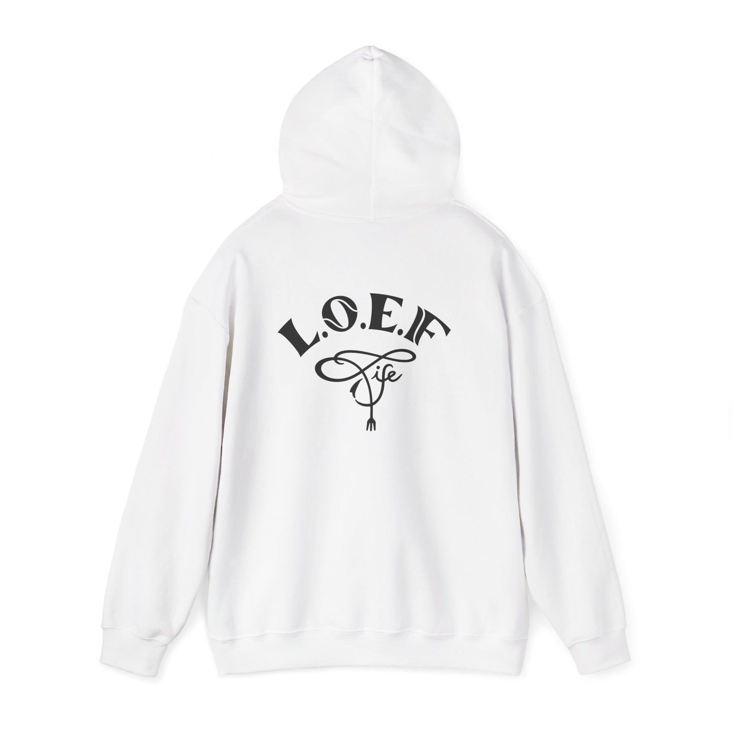 L.O.E.F Foodie 4Life Vegan Hoodie (Rust)